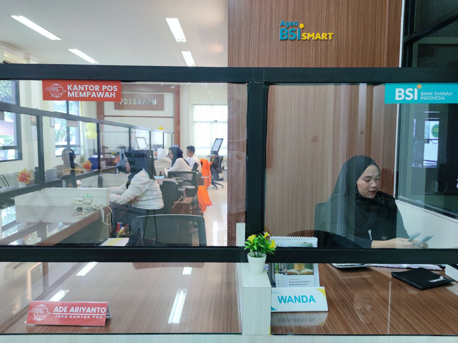 Pojok Bank BSI dan Kantor POS